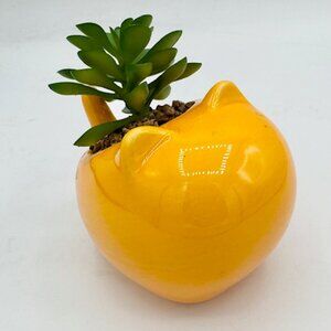Orange Cat Planter